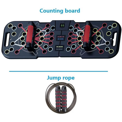 Multifunctional Counting Push up Board Home Chest Muscle Exercise Training Indoor Electronic Fitness Support Push-Up Rock Stands
